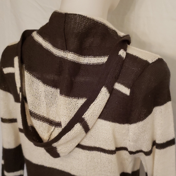 NWOT - MAGAZINE Open Style Hooded Cardigan - Picture 3 of 5